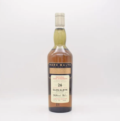 グレンアルビン26年 1975-2002 レアモルトシリーズ オールドボトル