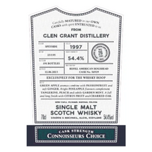 グレングラント26年 1997 コニサーズチョイス ウイスキーフープ