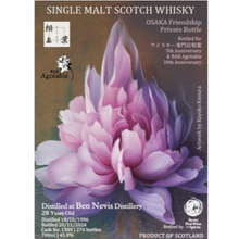 ベンネヴィス28年 1996 for ウイスキーバー相葉 周年ボトル