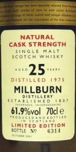 ミルバーン２５年１９７５ レアモルト